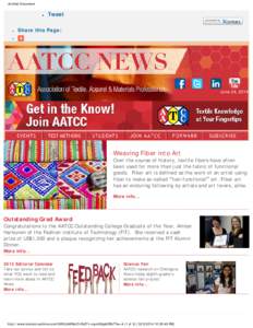 AATCC KNOWS  Moisture NEWSLETTER large