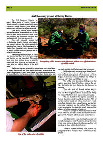Page 3 1 ANTI-RABBIT ROUNDUP  Arid Recovery project at Roxby Downs