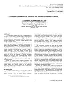 CFD Analysis of Vortex-Induced Motions of Bare and Straked Cylinders in Currents