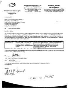 INTEGRATIVE THERAPEUTICS INC.’ NF Formulas * PhytoPharmica Tyler Encapsulations