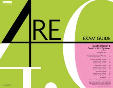 RE  EXAM GUIDE Building Design & Construction Systems