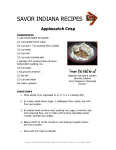 Microsoft Word - Savor Indiana Recipes - Desserts.doc