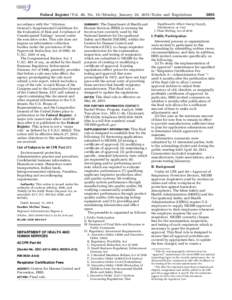 Federal Register / Vol. 80, No[removed]Monday, January 26, [removed]Rules and Regulations accordance with the ‘‘Attorney General’s Supplemental Guidelines for the Evaluation of Risk and Avoidance of Unanticipated Takin