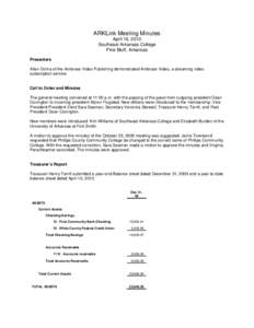 Balance sheet / University of Arkansas at Little Rock / Arkansas / Geography of the United States / North Central Association of Colleges and Schools