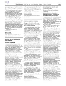 Federal Register / Vol. 79, No[removed]Thursday, August 7, [removed]Notices open captioning over the Internet from the FCC Live Web page at www.fcc.gov/ live. For a fee this meeting can be viewed live over George Mason Univ