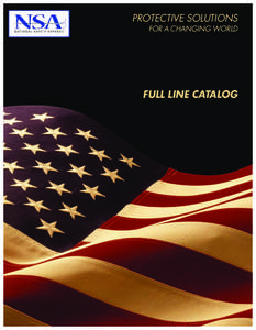 PROTECTIVE SOLUTIONS  FOR A CHANGING WORLD FULL LINE CATALOG