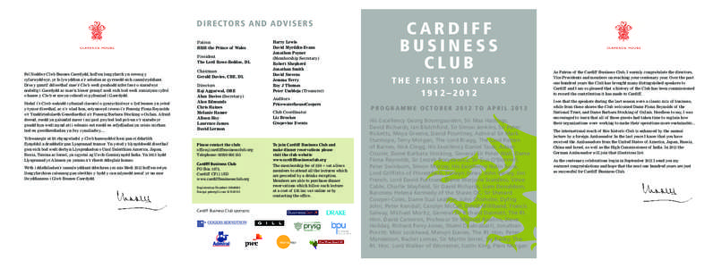 Geography of Wales / High Sheriff of South Glamorgan / Royal Society of Literature / Order of St Michael and St George / Cardiff / Learned Society of Wales / Glamorgan / Geography of the United Kingdom / United Kingdom