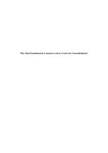 United States Constitution / James Madison / Law / Criminal law / Bail / Eighth Amendment to the United States Constitution / Originalism / Cruel and unusual punishment / Excessive Bail Clause / United States Bill of Rights / Harmelin v. Michigan / Robinson v. California