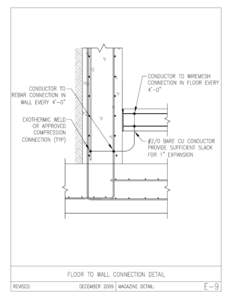 Navy Magazine E-9 Floor to Wall Connection Detail