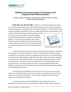 Microsoft Word - SOHOware_Integrated_Outdoor_Wireless_Solutions.doc