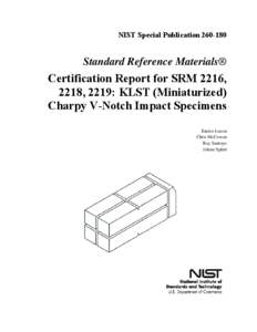 Physics / Tests / Charpy impact test / Impact / Test method / Reproducibility / Potential energy / Science / Fracture mechanics / Measurement