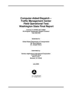Microsoft Word - WSDOT DRAFT FINAL REPORT[removed]doc