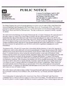 Prediction / Aquatic ecology / Wetland / Norwood /  Massachusetts / Neponset River / Environmental impact assessment / Environmental impact statement / Environment / Impact assessment / Earth