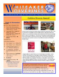 November[removed]Golden	Broom	Award November 1-15 Box Tops for Education Drive 4