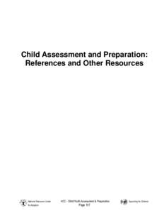 Child Assessment and Preparation: References and Other Resources National Resource Center for Adoption