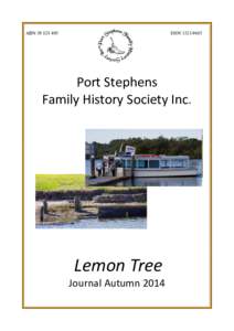 ABNISSNPort Stephens Family History Society Inc.