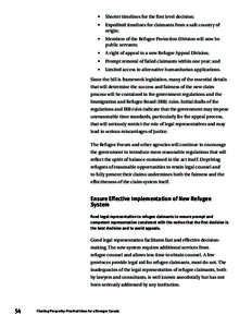 Human migration / Canadian immigration law / Immigration law / Law / 37th Canadian Parliament / Immigration and Refugee Protection Act / Immigration and Refugee Board of Canada / Refugee / Canadian Society of Immigration Consultants / Forced migration / Right of asylum / Immigration to Canada