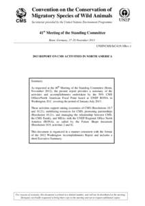 40th Meeting of the Standing Committee