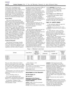 [removed]Federal Register / Vol. 77, No[removed]Thursday, February 23, [removed]Proposed Rules Order 13175, Consultation and Coordination with Indian Tribal