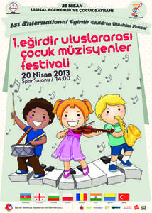 eğirdir çocuk müzisyenler festivali - logo