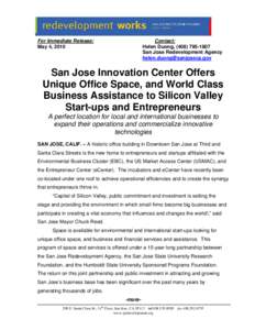 Microsoft Word - SJ Innovation releaseFINAL.doc