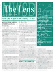 MWSD  The Lens 2 Issue Number 13 FallMontara Water and Sanitary District