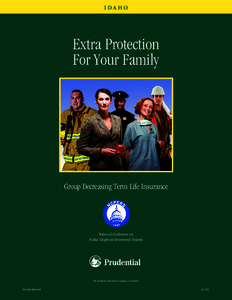 IDAHO  Extra Protection For Your Family  Group Decreasing Term Life Insurance