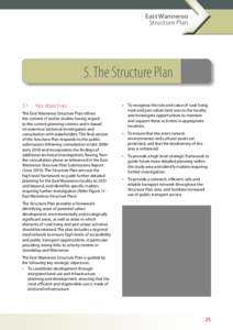 East Wanneroo Structure Plan 5. The Structure Plan 5.1
