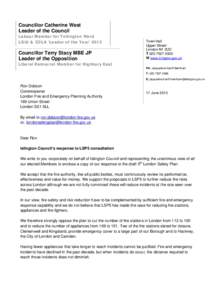 Islington LSP5 Fire Consultation