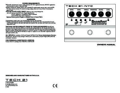 Waves / Electric guitars / Effects units / Sound recording / Tech 21 / Bass instrument amplification / Guitar amplifier / Amplifier modeling / Re-amp / Instrument amplifiers / Sound / Electronics