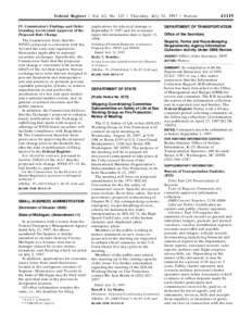 Federal Register / Vol. 62, No[removed]Thursday, July 31, [removed]Notices IV. Commission’s Findings and Order Granting Accelerated Approval of the Proposed Rule Change The Commission finds that the NYSE’s proposal is c