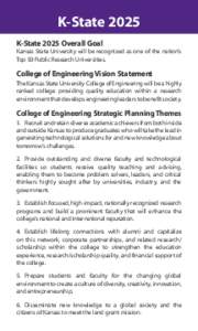 North Central Association of Colleges and Schools / Higher education / Education in the United States / Kazakh-British Technical University / K.N.Toosi University of Technology / Kansas State University College of Engineering / Cornell University College of Engineering / Association of Public and Land-Grant Universities