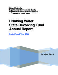 Financial statements / Investment / Federal assistance in the United States / Water supply and sanitation in the United States / Balance sheet / State Revolving Fund / Cash flow statement / American Recovery and Reinvestment Act / Asset / Accountancy / Finance / Business