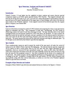 Discrete Component Detection and Analysis in the Stable32 Power Function