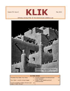 Season 59, Issue 4  KLIK May 2013