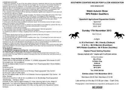 Autumn Show Schedule 2013.pub