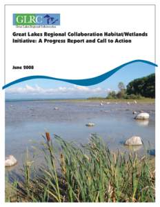 Great Lakes Regional Collaboration Habitat/Wetlands Initiative: A Progress Report and Call to Action June 2008  Cover photo: Old Mission Point, Grand Traverse Bay; courtesy Michigan Sea Grant, Todd Marsee.