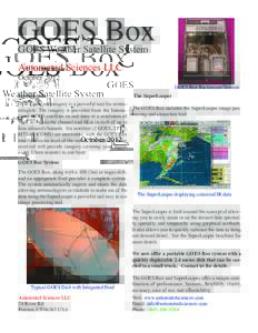 Weather satellites / Earth observation satellites / Geostationary Operational Environmental Satellite / National Weather Service / Multi-Functional Transport Satellite / Dish Network / Geographic information system / Application software / OpenSUSE / Linux