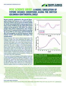 Meteorology / Aquatic ecology / Oceanography / Physical oceanography / Chemical oceanography / Global climate model / Hindcast / Regional effects of global warming / Climate model / Atmospheric sciences / Earth / Effects of global warming