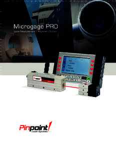 The Microgage PRO is your ideal industrial alignment solution. Are you a production engineer? In charge of machine repair? Is precise alignment absolutely critical to the proper functioning of your manufacturing equipme