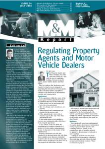 ISSUE 34 JULY 2001 Asbestos & Workplaces - Do you comply? ............ The Long Arm of the Liquidator.......................... Investigating Public Notices ..............................