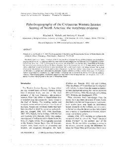 Palaeogeography, Palaeoclirnarology, Palaeoecology, [removed]); 149—169 Elsevier Science Publishers B.V., Amsterdam — Printed in The Netherlands
