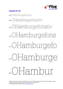 Typography / Nashorn / Trademark / Otto / Mergenthaler Linotype Company / Digital typography / Graphic design / Type foundries