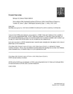 Genomic Sequencing  STOR George M. Church, Walter Gilbert Proceedings of the National Academy of Sciences of the United States of America,