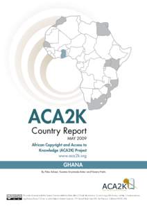 ACA2K  Country Report MAY[removed]African Copyright and Access to