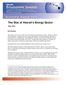 Microsoft Word - Size of Energy Sector in Hawaii[removed]docx