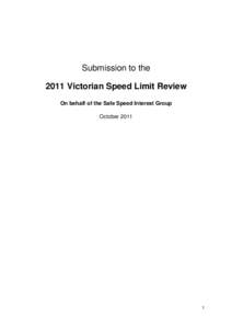 Microsoft Word - Victorian Speed Limit Review Oct 10 pm.docx