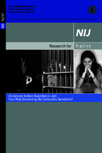 American Indian Suicides in Jail: Can Risk Screening Be Culturally Sensitive?