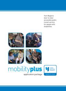 York Region Transit / York Region Transit Mobility Plus / Transit pass / Bus / Accessibility / Transit bus / Transport / Transportation planning / Public transport