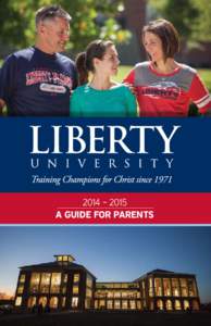 2014 – 2015 A GUIDE FOR PARENTS produced by  contents